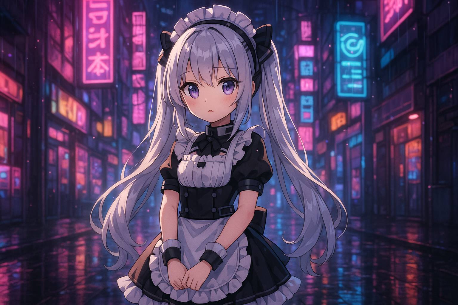 91教程动漫 - 赛博朋克少女